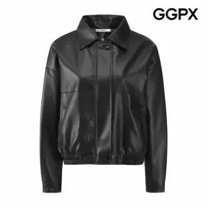 [GGPX] 페이크 레더 블루종 점퍼 (GQ1JP017F)