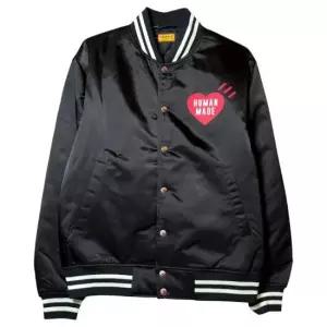 MUST IT_25FW 휴먼메이드 나일론 스타디움 자켓 HM30JK038 BLACK