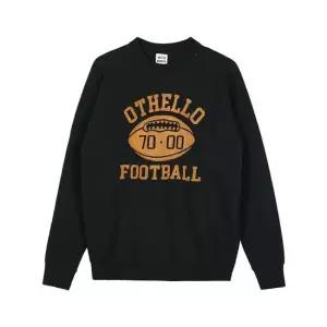 와일드동키 MUST IT_[와일드 동키] FW25 공용 오셀로 맨투맨 FR OTHELLO BLACK