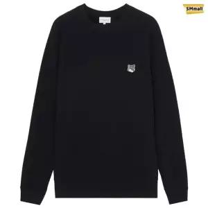 메종키츠네 MUST IT_SMmall 그레이 폭스 맨투맨 블랙 GM00333KM0002 BLACK