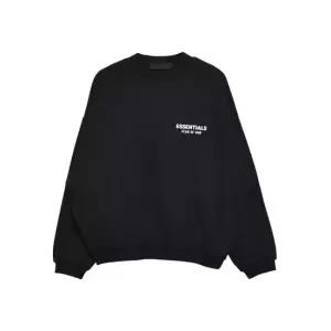 피어오브갓 MUST IT_24FW 에센셜 기모 맨투맨 192HO246260F BLACK