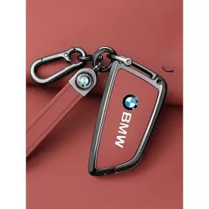 BMW 키케이스 키홀더 블랙 키링 가죽 TPU 7 5 3 시리즈 X3 X5 버건디 X1
