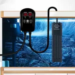 수중열선 미니히터 수조온도 PTC 온도조절 수족관 60CM 소재+200W 고급형 디지