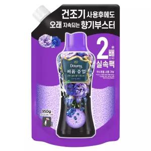 다우니 퍼퓸쥬얼 자수정 베리 향기부스터 리필 950g 1개