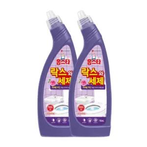 홈스타락스와세제 변기세정제 후로랄파인 750ml 2개