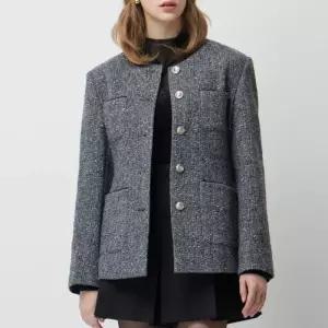 매장정품 SISLEY 시슬리 테오 헤링본 싱글 원넥 자켓SAJK38561 1188020