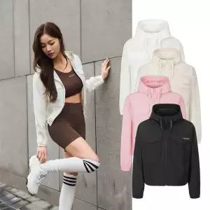 갤러리아 디스커버리 여성 프레시벤트2.0 포켓 크롭 바람막이 DWWJ94063