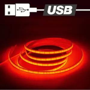 USB전원 슬림 면발광 무드등 LED바 레드 50cmRGBLED 12VLED 무빙LED 자동차램프 LED 차량용LED LED조명