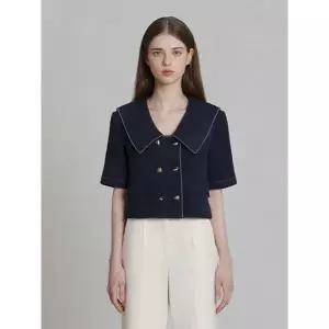 [르샵]더블버튼 카라 크롭자켓 택가격 179000원 _P420102769
