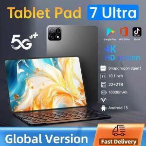 2025 신형 HOT  태블릿 패드 7 울트라 탭 PC 스냅드래곤 10.1인치 LED 화면 글로벌 10000mAh 5G 듀얼 카드