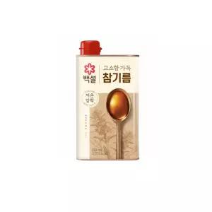 백설 고소함가득 참기름 330ml 6캔/무배