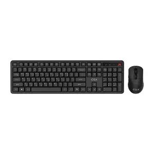 COX CKM40W 저소음 무선 키보드 마우스 세트 (블랙, 화이트)
