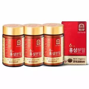 황풍정 인기템 풍기인삼농협 6년근 홍삼분말 3병 간편한 120g