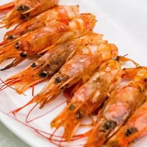 국내산 중하 새우 1kg 100미내외 급냉 구이용