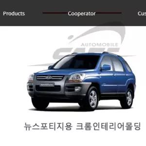 뉴스포티지 크롬인테리어몰딩 11pcs 실내몰딩