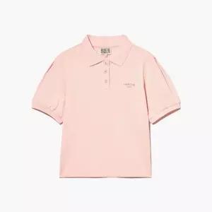 마리떼프랑소와반팔티 TQK MFG45UTS105PNK W PIQUE PUFF SLEEVE TEE pink