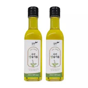 청화농산 국산 생들기름 200ml x 2