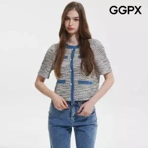 [GGPX] 진주 버튼 트위드 반팔 자켓 (GQ4JK002F)