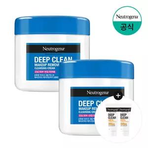 [뉴트로지나][젠틀포밍10gx2개증] 뉴트로지나 딥클린 클렌징 크림 285ml x2