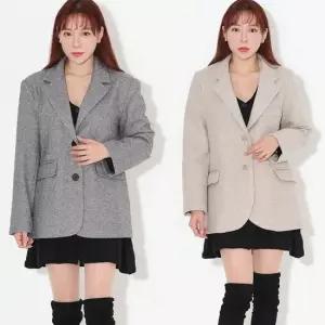 온나핏 468 베이지코트 디자이너코트 코트 헤링본자켓