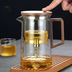 유리 차 주전자 찻잔 다관 티머그 거름망 우리기 600ml