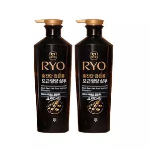 려 홍진단 검은콩 모근영양 샴푸 820ml x2개