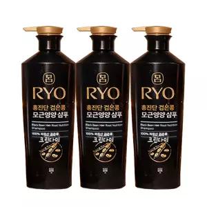 려 홍진단 검은콩 모근영양 샴푸 820ml x3개