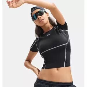 갤러리아 언더아머 6015368-08 여성 HeatGear 엘리트 컴프레션 기능성 반팔