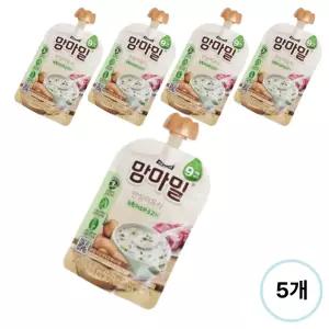 맘마밀 이유식 녹황채소와소고기 100g 5팩 (9개월)