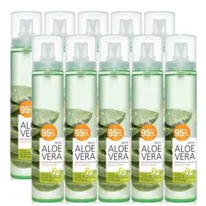 고급스러운 정직한 가족과 95 미스트 모이스처 리얼 수딩젤 알로에 알로에베라 125ml 10개