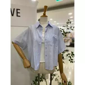갤러리아 [레코브]자개장식스트라이프셔츠세트 (LC31F7NB527S)