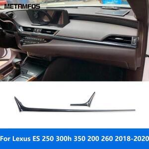 Lexus ES 250 300h 350 200 260 2018 카본 콘솔 대시 보드 패널 몰딩 트림 액세서리 자동차 스타일링