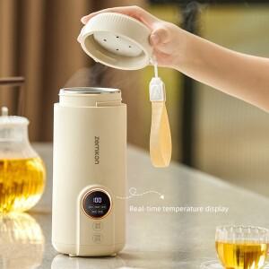 550ML 전기 주전자 휴대용 난방 컵 다기능 삶은 물 스마트 조절 가능 온도 220V