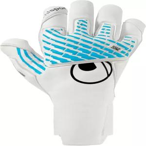 uhlsport 사이버텍 앱솔루트그립 SC 2025 골키퍼 장갑 화이트/사이버 블루/블랙
