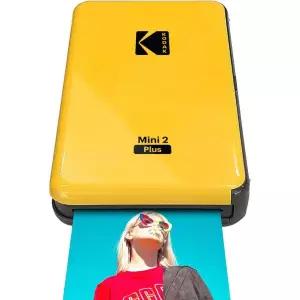 KODAK 올 뉴 미니 2 플러스 블루투스 휴대용 포토 프린터 4패스 기술 옐로우