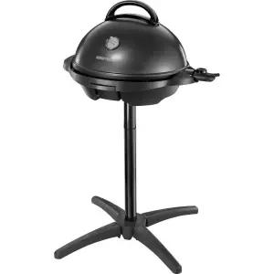 조지 포먼 그릴 2in1 스탠드 및 테이블 그릴 실내외 발코니 주방 44.5cm 2400W 2246056 블랙