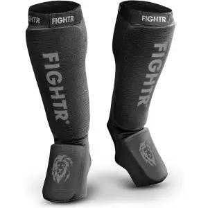FIGHTR 신 가드 이상적인 핏과 패딩 킥복싱 MMA 무에타이 및 기타 전투 스포츠 발차기 보호
