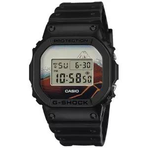 카시오 손목시계 지샥 일본제 카츠시카 호쿠사이 디자인 야마시타 백우 DW-5600 KHSH25-1 JR 맨즈