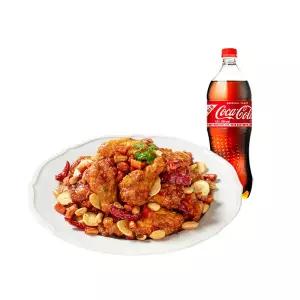 [푸라닭] 일품깐풍 윙콤보+블랙치즈볼(5구)+콜라 1.25L