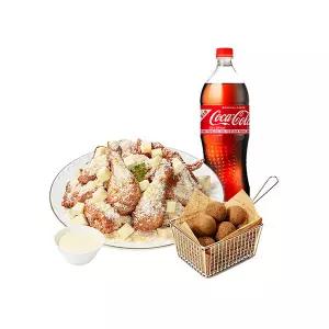 [푸라닭] 치즈인이유+블랙치즈볼(5구)+콜라 1.25L