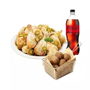 [푸라닭] 고추마요 치킨+블랙치즈볼(5구)+코카-콜라제로 1.25L
