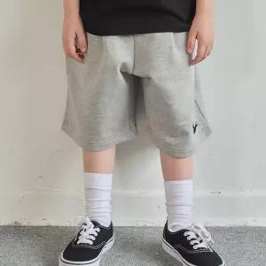 KIDS 와이드 애니멀 스웨트쇼츠 그레이