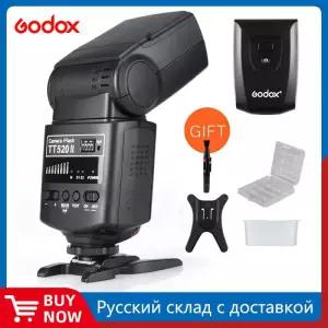 카메라후레쉬 Godox 카메라 플래시 니콘 캐논 펜탁스 올림푸스 DSLR 카메라용 433MHz 무선 신호 내장 TT520