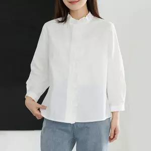 (~88size)리안8부프릴블라우스 TBF2033