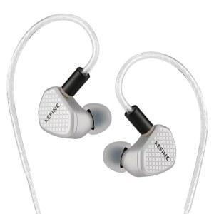 공기전도이어폰 KEFINE KLEAN SV 드라이버 이어폰 인이어 포함된 블랙 IEMS 케이블이 10MM DLC SPC HIFI 노즐과