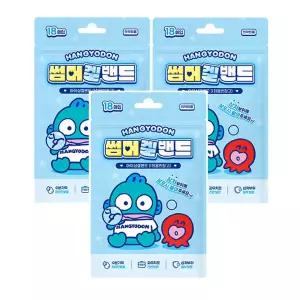 산리오 한교동 썸머겔밴드-3개/모기밴드 쿨링 가려움패치 여름