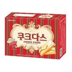 크라운 쿠크다스 화이트(중) 128gx18개