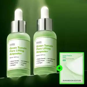[2개 세트] 성분에디터 650만병 완판 그린토마토 모공앰플 30ml (+모공 마스크팩 1매)