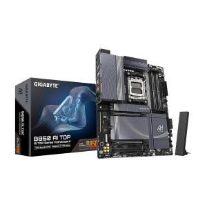 GIGABYTE B850 AI TOP AMD AM5 16 ATX 8000 마더보드 USB RYZEN EZ 3X 10GBE WIFI7 9000 페이즈 지원 DDR5 LATCH 파워 PCIE 시리즈 7000