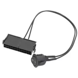 컴퓨터전원버튼 PC 본체 외부 파워 스위치 24 핀 암 ATX PSU 전원 스타터 테스터 스타트 업 점퍼 ON OFF 케